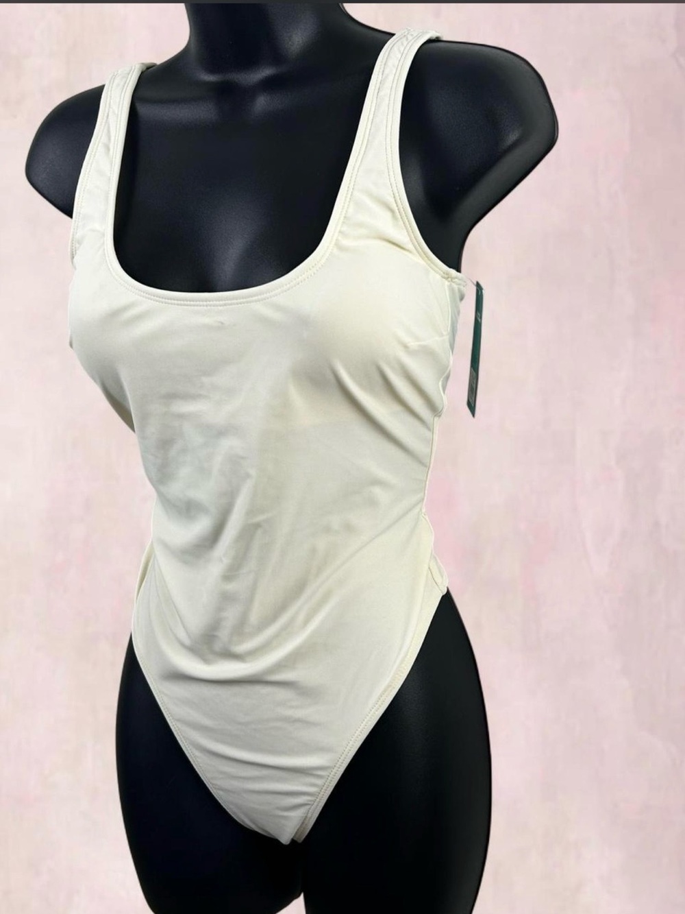 NWT Sports Illustrated Swim Cream One-Piece Swimsuit - Picture 2 of 6